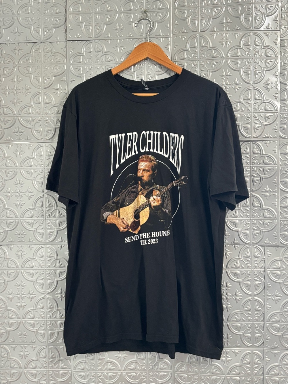 Tyler Childers Send in the Hounds Tour 2023 Short Sleeve T Shirt XL country 2xl